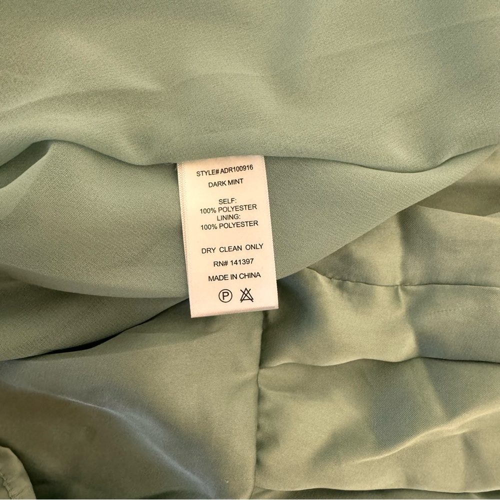 ASTR The Label Dark Mint Dress Dolman Sleeve Long Midi Slit size M - Picture 9 of 13